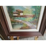 Средна картина масло на платно Испания - 3656 - КА42